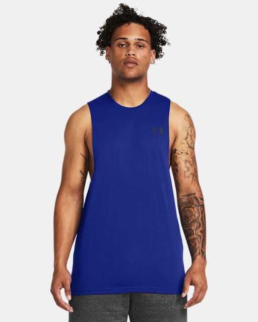 Camisole avec marque à gauche de la poitrine UA Style sportif pour hommes Camisole avec marque à gauche de la poitrine UA Style sportif pour hommes